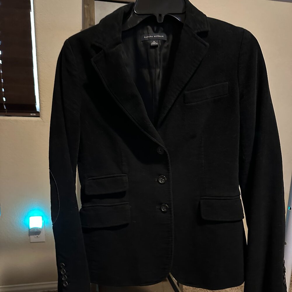 🖤 Banana Republic Black Corduroy Blazer | Size 4